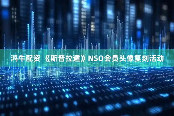 鸿牛配资 《斯普拉遁》NSO会员头像复刻活动