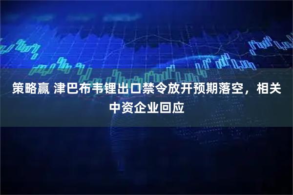 策略赢 津巴布韦锂出口禁令放开预期落空，相关中资企业回应